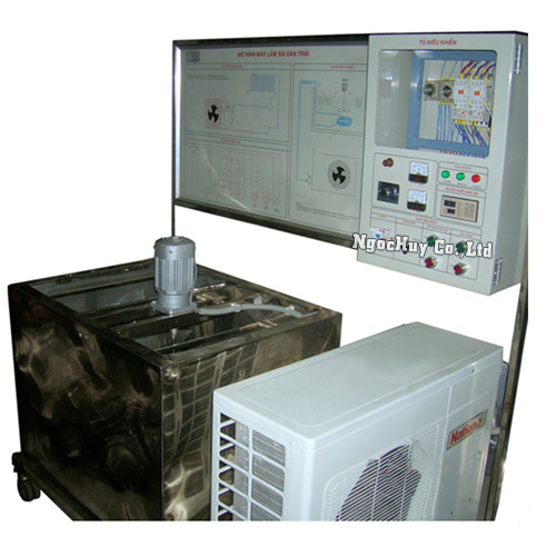 Mô hình máy sản xuất nước lạnh - Thiết Bị Dạy Nghề Ngọc Huy - Công Ty TNHH Thiết Bị Đào Tạo Và Phát Triển Công Nghệ Ngọc Huy